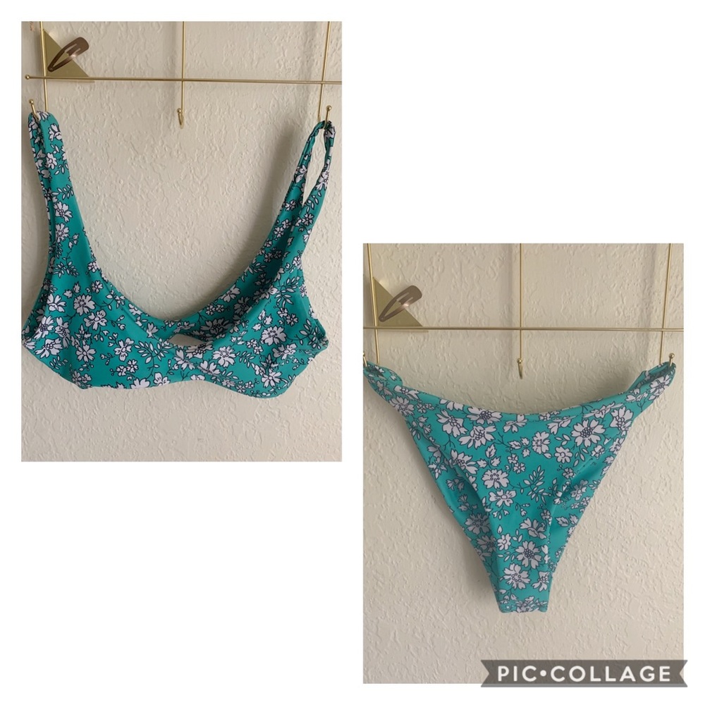 TEAL BIKINI SET super cute 💙💙